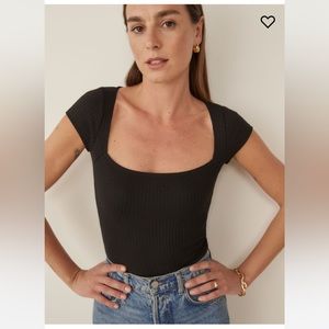 REFORMATION Bardot Top